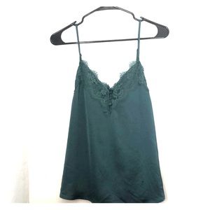 Abercrombie & Fitch Hunter Green Silky Cami